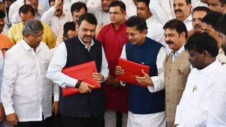 Maharashtra budget, maharashtra govt Schemes, unorganised workers, schemes for minority students, Maharashtra Pilgrim sites, Bombay monuments, Maharashtra govt social engineering, indian express news