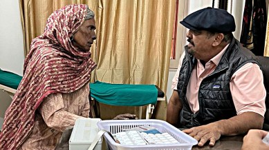 punjab news, NRI doctor, Free medical camp, indian express