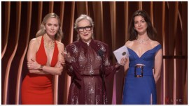 Cast of The Devil Wears Prada reunited at SAG Awards 2024.