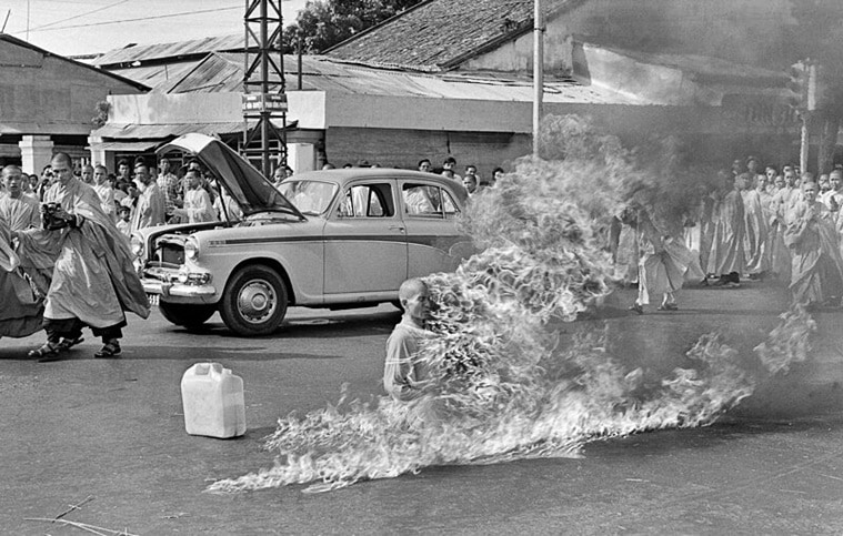  Malcom Browne’s photo of the burning monk would go on to win the Pulitzer Prize in 1964.