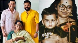 Prithviraj Sukumaran with his family