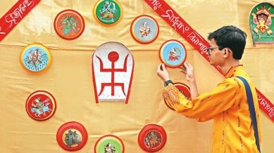 araswati Puja Celebrations, Saraswati Puja, Kolkata school talks gender equality, gender equality, Kolkata news, WEst Bengal news, India news, Indian express, Indian express India news, Indian express India