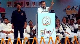 Rahul Gandhi slams pm modi, Rahul Gandhi nyay yatra, Narendra Modi, Red carpet for rich, Ram Temple event, Ram Temple consecration ceremony, tribal President, mumru ram mandir invitation, Ayodhya ram mandir event, indian express news