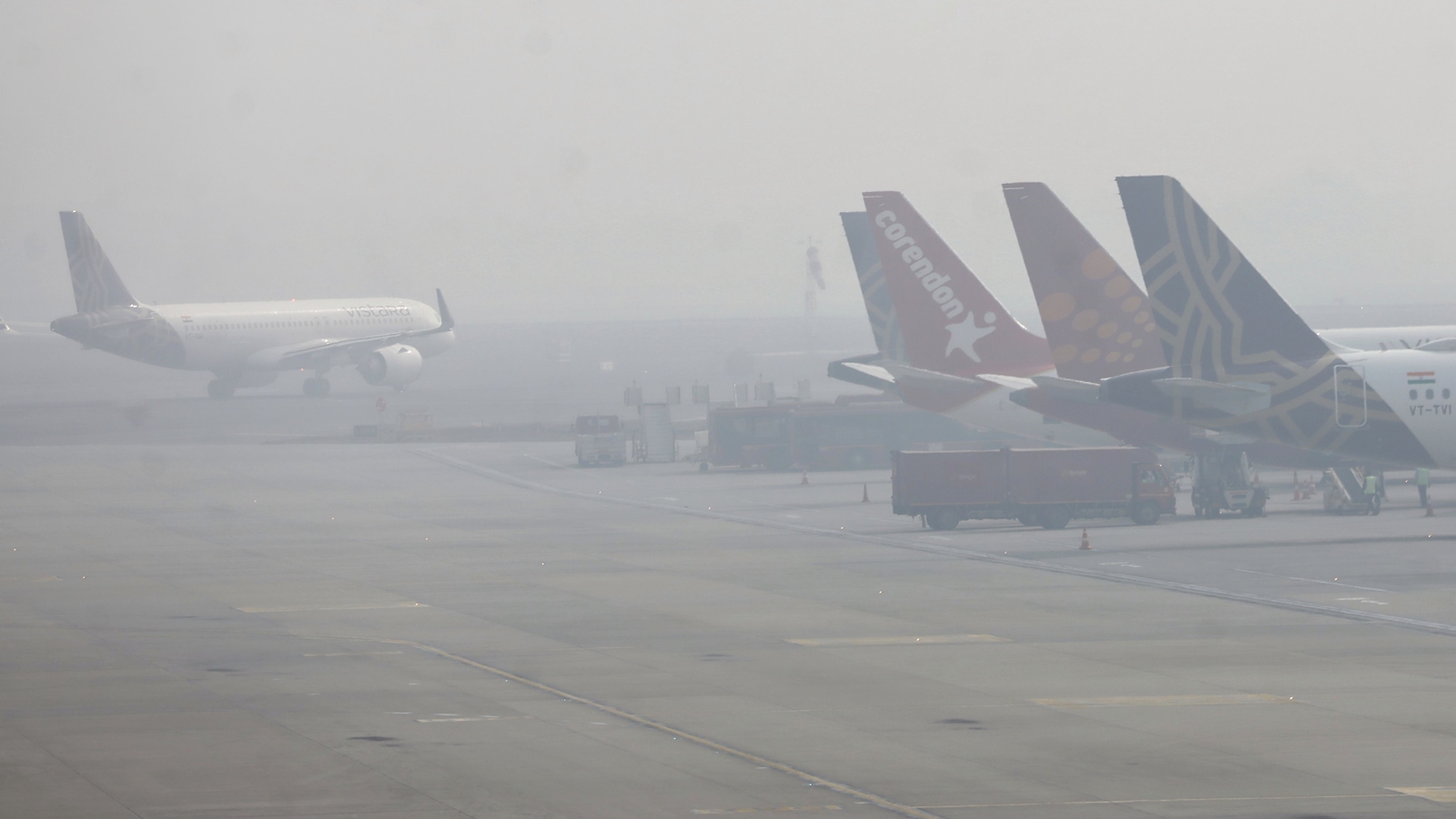 Recarpeted refurbished second runway at Delhi airport now