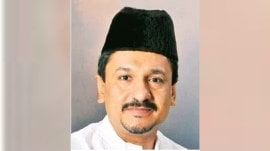 Ayodhya Ram mandir inauguration, Ram mandir Pran Pratishtha ceremony, who is Sadiq Ali Shihab Thangal, Thangal viral video, Thangal public meeting in Malappuram, IUML Chief speaks on ram mandir, indian express news