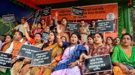 Sandeshkhali women TMC