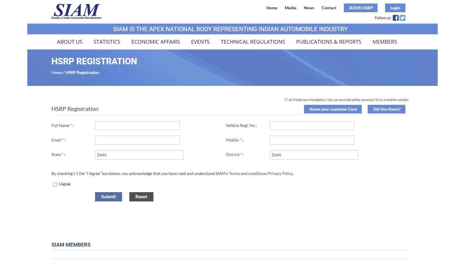 How to order a High-Security Registration Plate (HSRP) for your vehicle ...