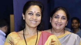 Supriya Sule (left) and Sunetra Pawar. (Instagram: Sunetra Pawar)