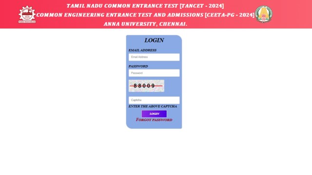 TANCET 2024 exam will be held on March 9
