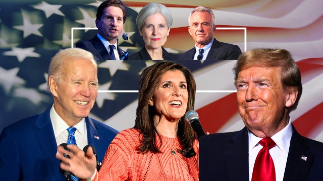 Who are the candidates running in the 2024 US presidential election