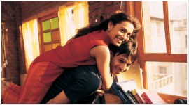Vivek Oberoi and Rani Mukerji in a still from Saathiya