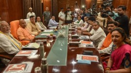 Uttar Pradesh budget, MSME sector budget allocation, UP government, Mukhyamantri Yuva Udyami Vikas Abhiyan, Yogi Adityanath post-budget press conference, repayment of initial loan, indian express news