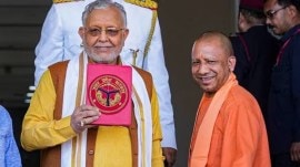 Uttar Pradesh budget, Suresh Khanna presented budget, Yogi Adityanath, UP govt growth target, indian express news
