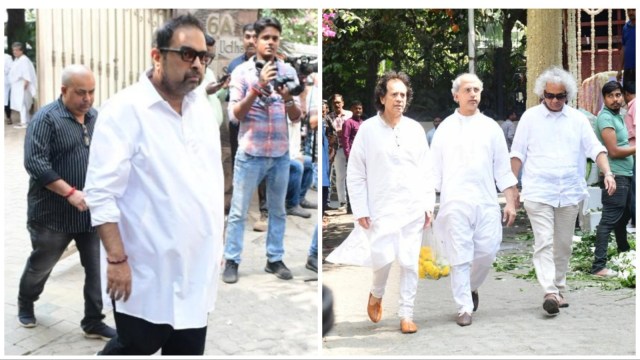 Zakir Hussain and Shankar Mahadevan attended Pankaj Udhas's funeral