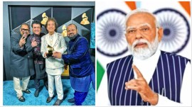 Zakir Hussain beats PM Modi's "Abundance in Millets" to secure the Best Global Music Performance Grammy award.
