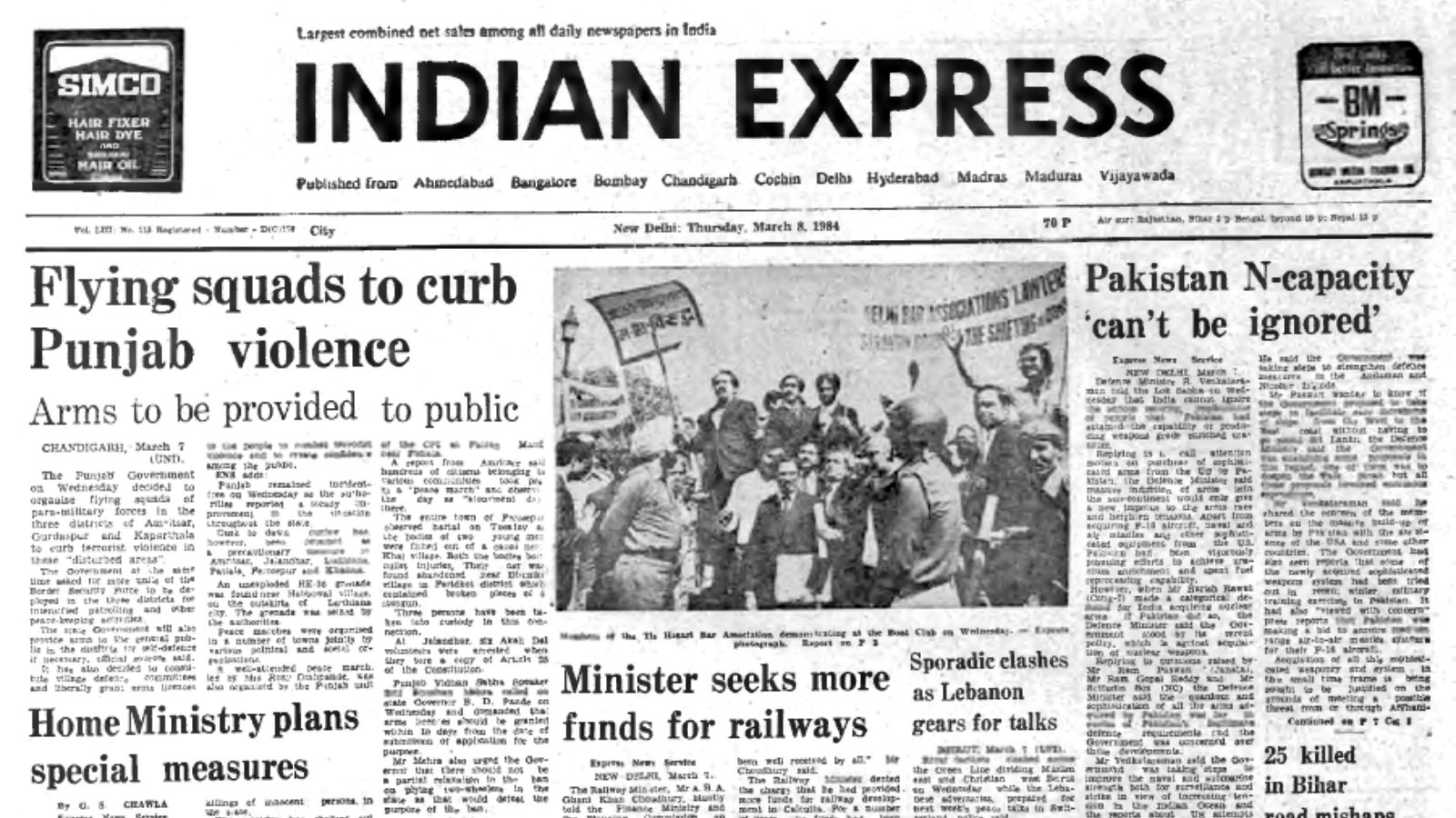 40 years, Violence In Jammu, Funds for Railways, Policemen Killed, editorial, Indian express, opinion news, indian express editorial