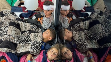 gaza starving children