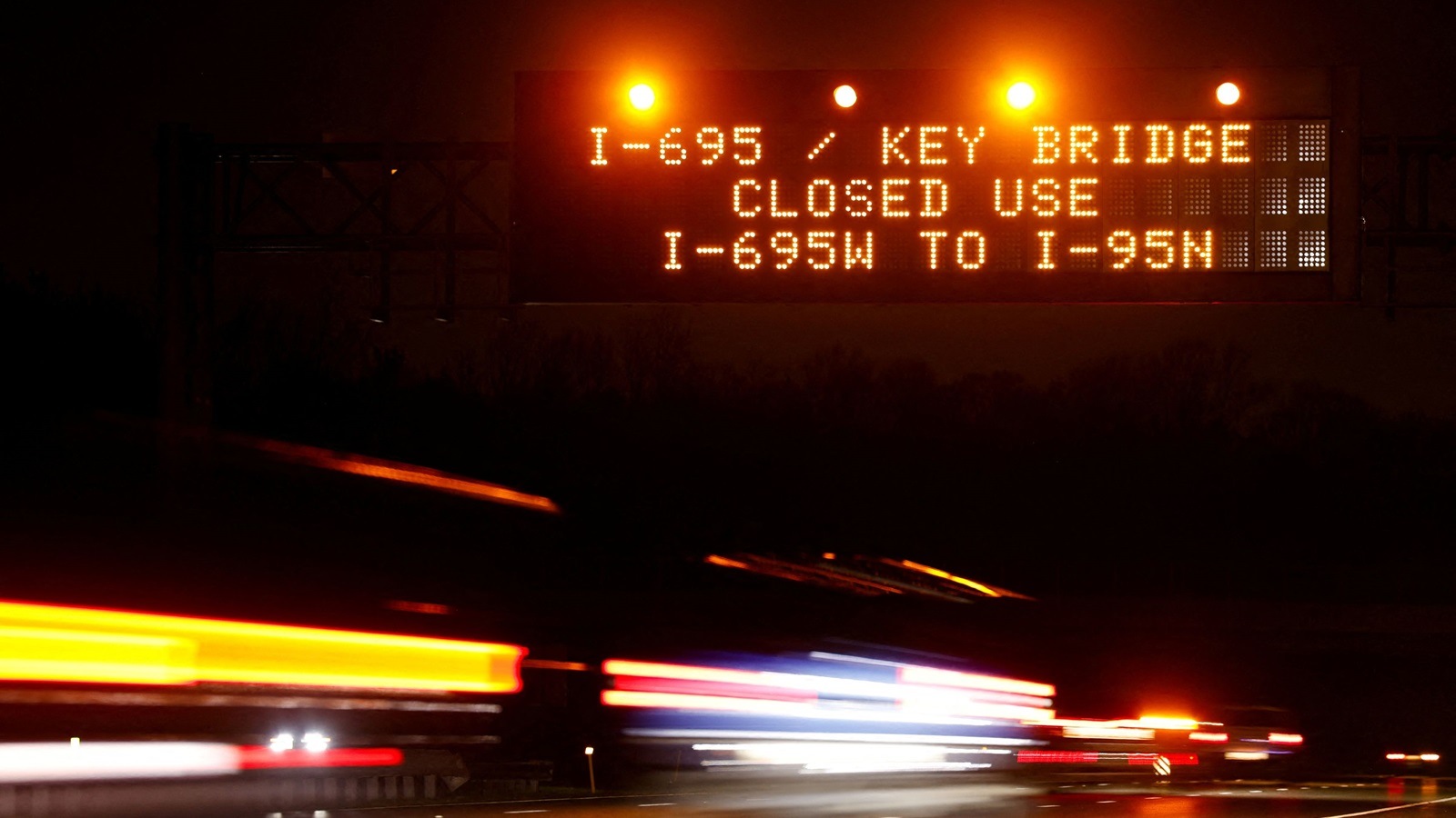 francis scott key bridge, francis scott bridge, baltimore news, ship strikes francis scott bridge, ship sends vehicle into water, ship strikes bridge, world news indian express