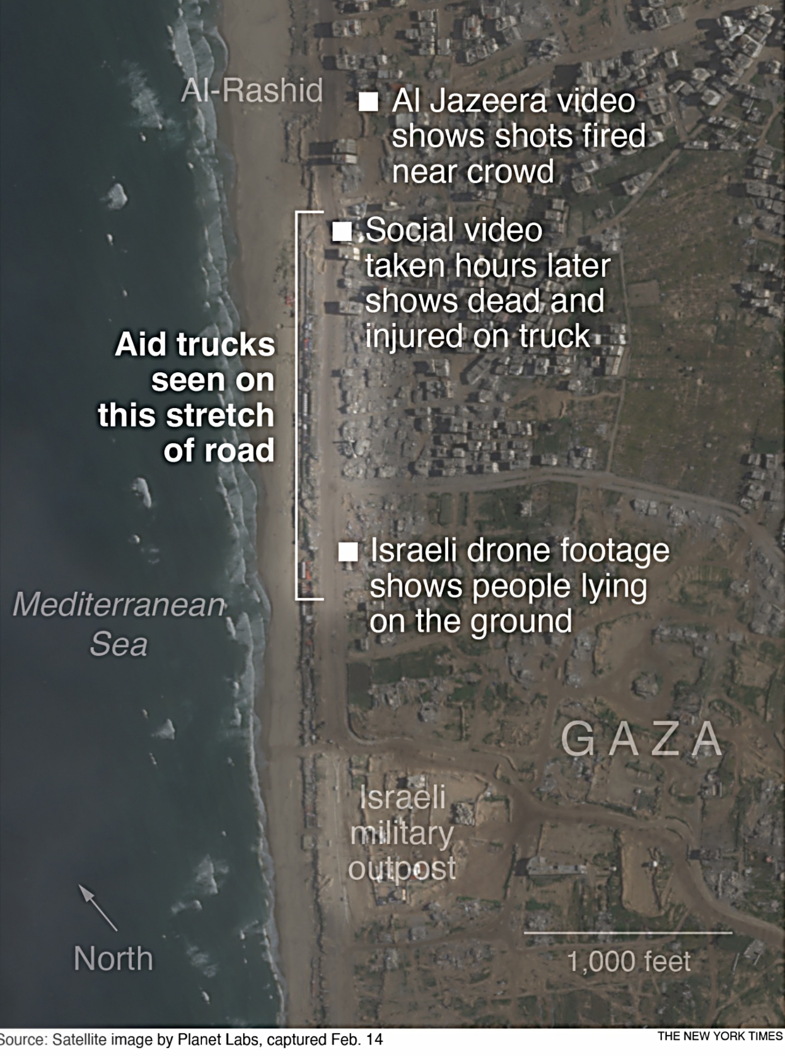 Witnesses of aid convoy violence in Gaza describe shooting, panic and ...