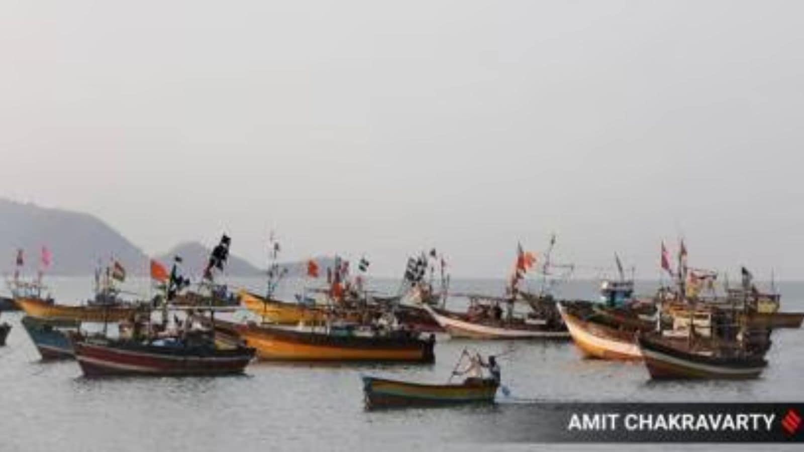 Pakistan fishermen Hajimkro Creek