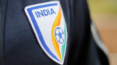 AIFF executive committee member Deepak Sharma has been arrested in Goa for assaulting two women players. (PHOTO: AIFF's X handle)