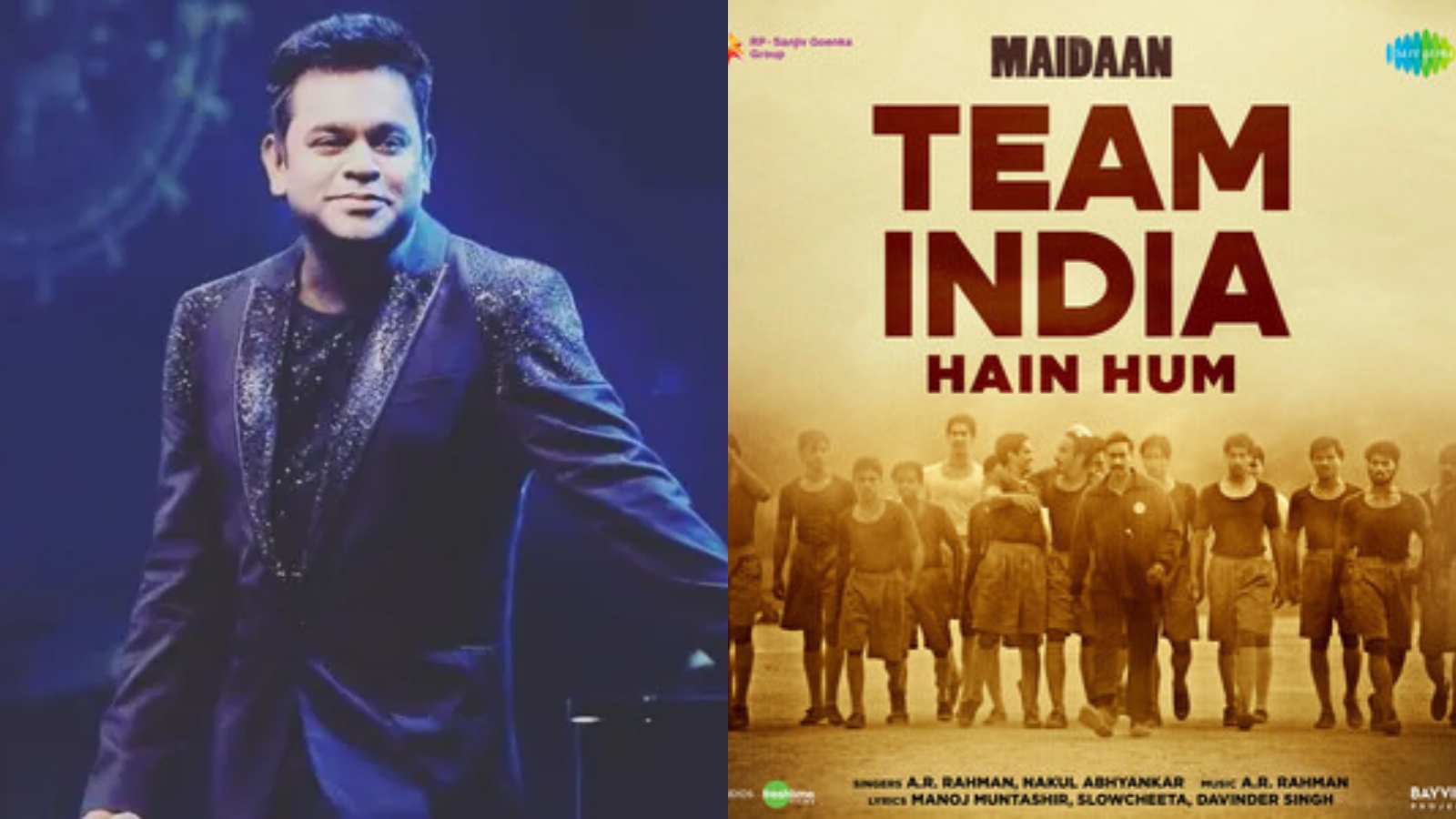AR Rahman launches Maidaans' new track Team India Hain Hum, calls it a soulful sports anthem |  Bollywood News