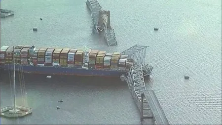 Baltimore bridge collapse: 6 presumed dead, Biden praises Indian crew's prompt action