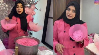 barbie pink biryani