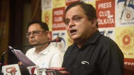 state university crisis, Bratya Basu, Bengalc Governor C V Ananda Bose, functioning of state universities, varsity vice chancellor, Trinamool Congress, indian express news