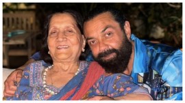 Bobby Deol with mother Prakash Kaur.