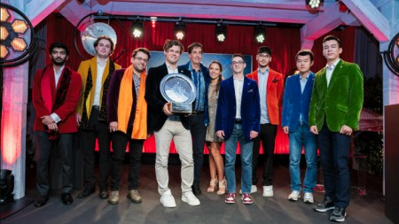 Magnus Carlsen claimed the title in the inaugural edition of the Freestyle Chess G.O.A.T. Challenge defeating the likes of reigning world champion Ding Liren. (PHOTO COURTESY: FREESTYLE CHESS G.O.A.T. CHALLENGE)