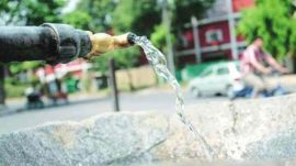 The Congress and AAP’s agenda of 20,000 litres of free water was being circulated for discussion when BJP councillors sought 40,000 litres of free water.