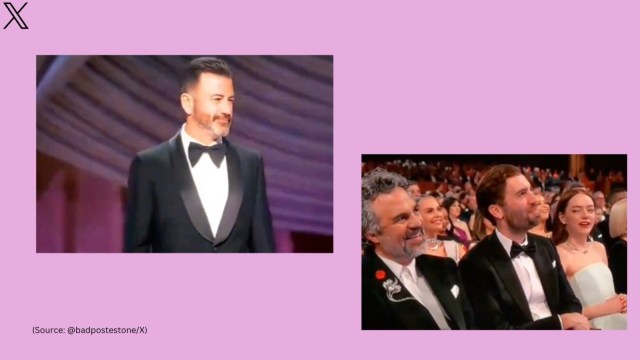 Oscars 2024 Netizen interpret Emma Stone’s eyeroll to Jimmy Kimmel’s