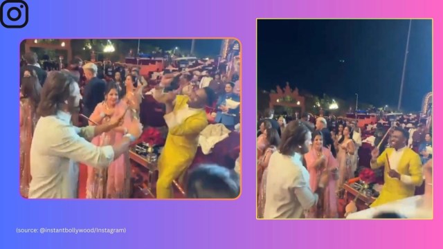 MS Dhoni plays dandiya with Bravo at Anant-Radhika pre-wedding event