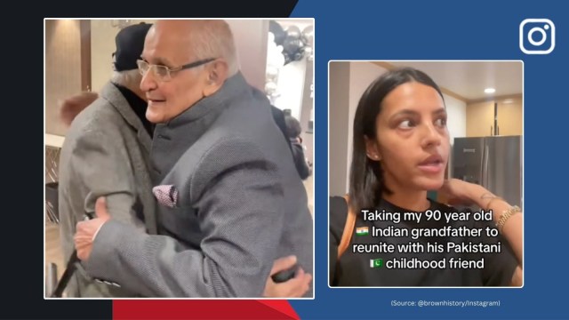 Indian reunites with his childhood Pakistani friend