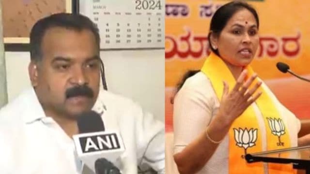 Tamil Nadu Congress MP Manickam Tagore BJP's Union Minister Shobha Karandlaje