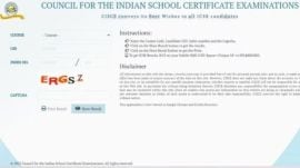 CISCE ISC ICSE Result 2024 Live: Result link at cisce.org