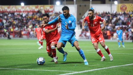 In a World Cup qualifier second-round match, Igor Stimac's India could only manage a predictable nil-nil draw in Abha, Saudi Arabia against Afghanistan, ranked 158 to India’s 117. (PHOTO: AIFF Media)
