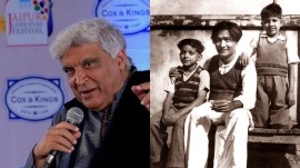 Javed Akhtar opened up about his tragic childhood. (Photos: Express Archives & X/@HeritageTimesIN)