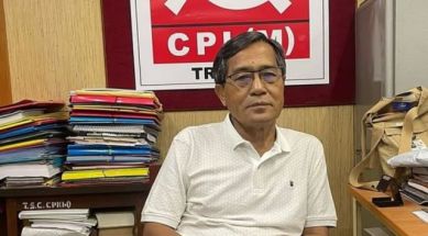 Tripura CPM secretary Jitendra Chaudhary
