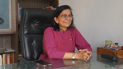 BJP Gujarat, Jyoti Pandya, Lok Sabha polls, Gujarat elections, Jyoti Pandya quits, BJPs Mahila Morcha, Jyoti Pandya press conference, Ranjan Bhatt nomination, Lok Sabha elections from Vadodara, Indian Express Ahmedabad, Gujarat top news