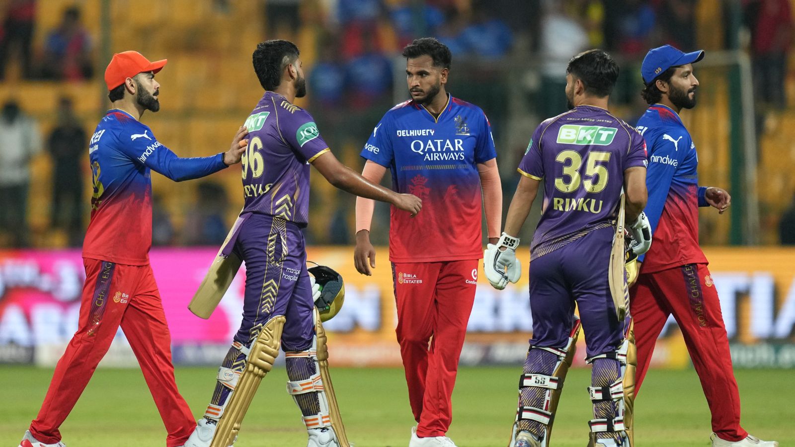 RCB vs KKR highlights, IPL 2024 Venkatesh Iyer’s 50, Sunil Narine and