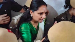 BRS leader K Kavitha produced to court
