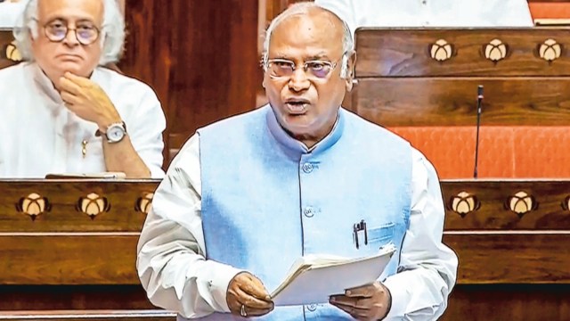Forest Rights Act (FRA), Mallikarjun Kharge, Narendra Modi, tribal manifesto, Indian express news, current affairs