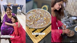 Kriti Kharbanda posts photographs from her 'dadi-approved' pehli rasoi ritual. (Source: Instagram/kritikharbanda)