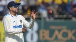 India's Kuldeep Yadav during the first day of the fifth Test cricket match between India and England, in Dharamshala