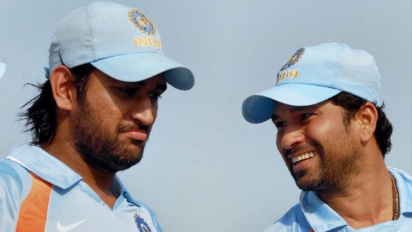It was Sachin Tendulkar (right), who recommended MS Dhoni's name for India's captaincy in 2007. 