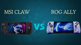 MSI Claw vs ROG Ally gaming handheld | MSI Claw | ROG Ally