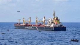 MV Ruen Bulgaria Somali pirates Indian Navy
