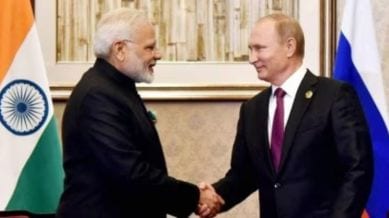 Modi Putin Russia